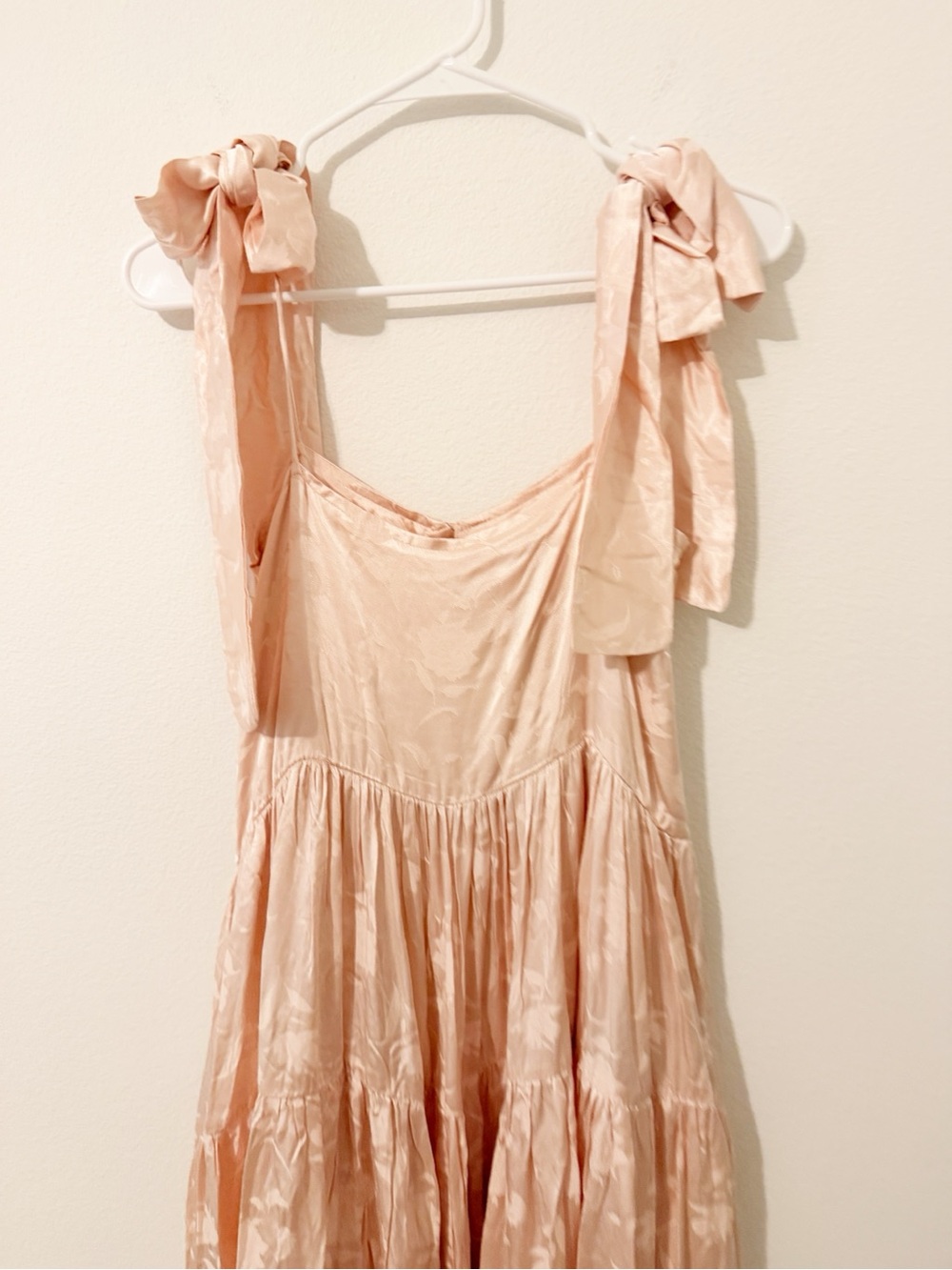 NWT Free People x Dream Sister JaneIsabella Tiered Dress Pink Size Small S * - Picture 6 of 6